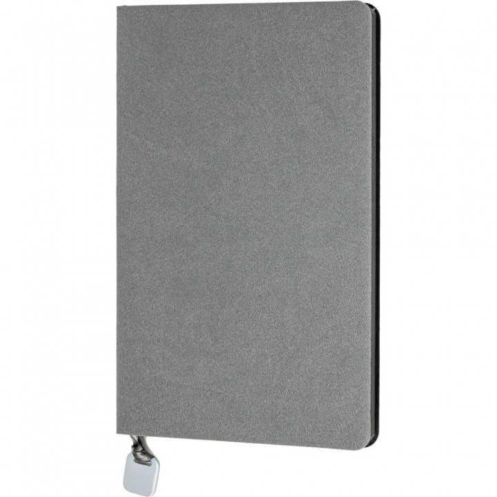 Logo Baskılı Füme Renkli Metal Tokalı Karton Kılıflı Tarihsiz Defter